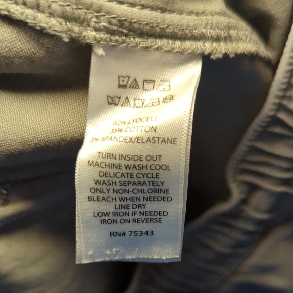 C&C California Cargo Pants Gray Utility Drawstring Women's Size L - Picture 8 of 8